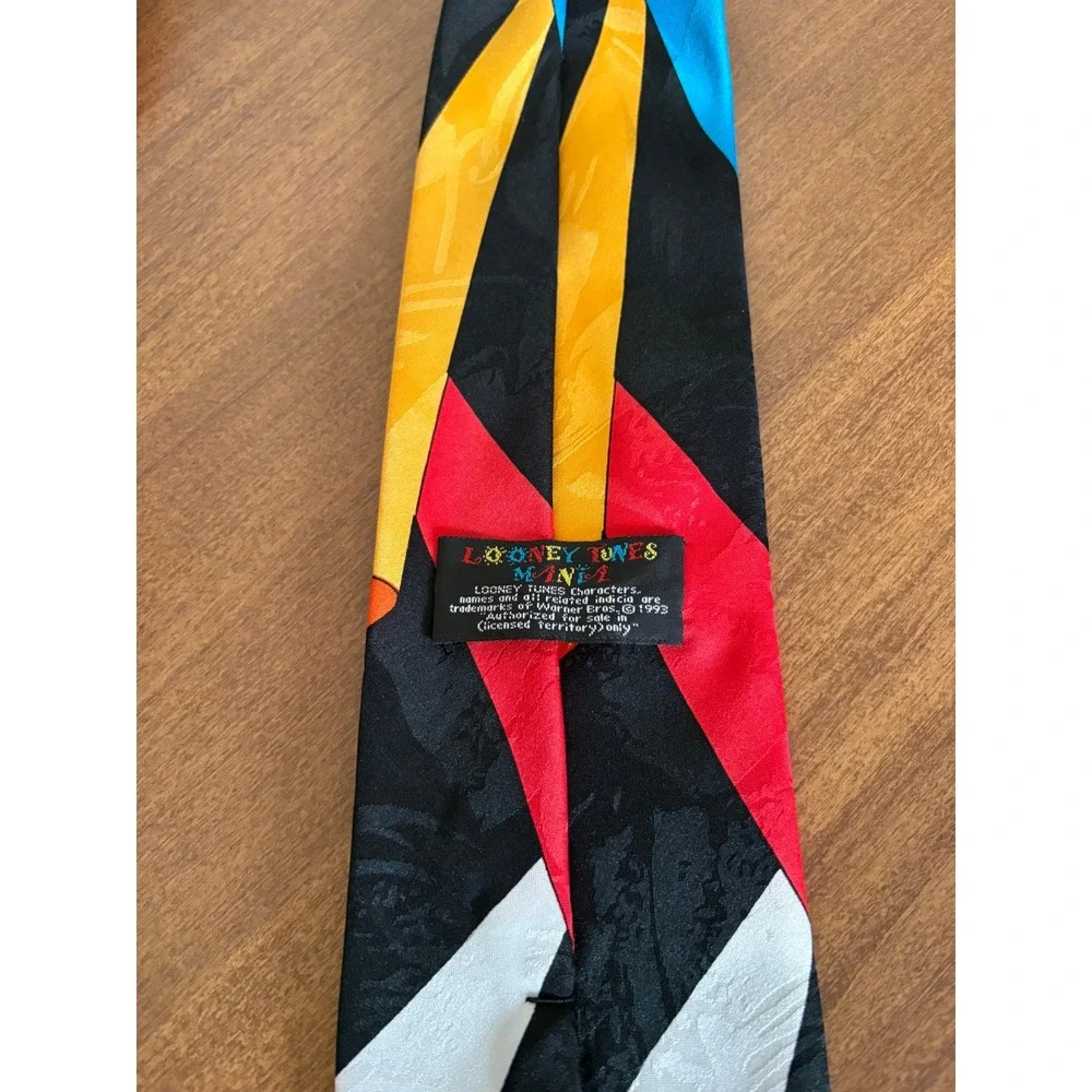 Vintage 1993 Looney Tunes Mania Tie Bugs Bunny‎ Sylvester Taz Marvin the Martian